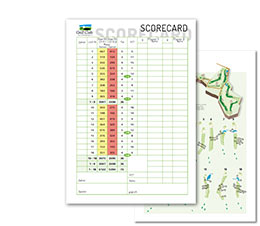 Scorecard des Golfclub Escheberg